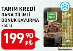 TARIM KREDİ DANA DİLİMLİ DONUK KAVURMA 250 G TARIM KREDİ DANA DİLİMLİ DONUK KAVURMA 250 G